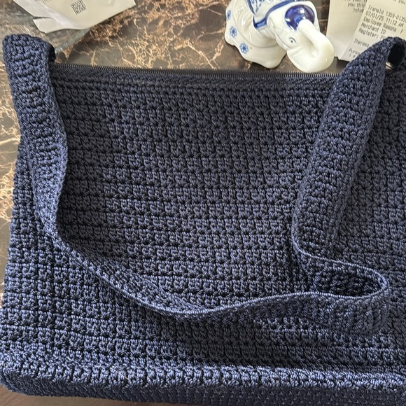 The Sak Navy Blue Crochet Shoulder Bag - Picture 5 of 5